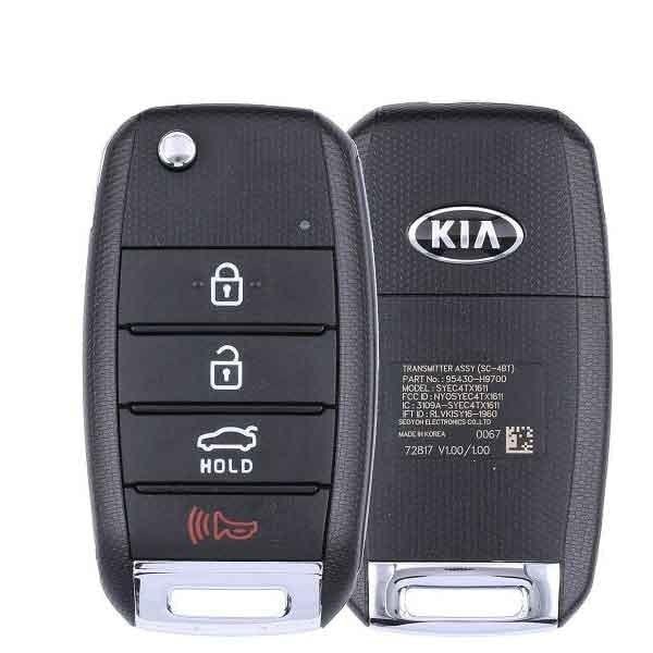 Oem 2018-2020 Kia Rio / 4-Button Flip Key / PN95430-H9700 / NYOSYEC4TX1611 (433 Mhz) RFK-KIA-H9700 - main